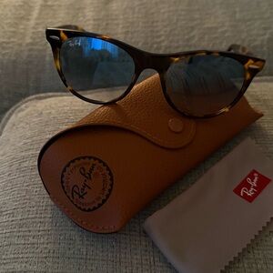 Ray-Ban Tortoise Frame Sunglasses with Case